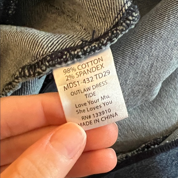 Show Me Your MuMu Blue Denim Mini Dress - Picture 7 of 7